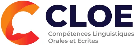 Logo CLOE — Compétences linguistiques orales et écrites, certification FLE