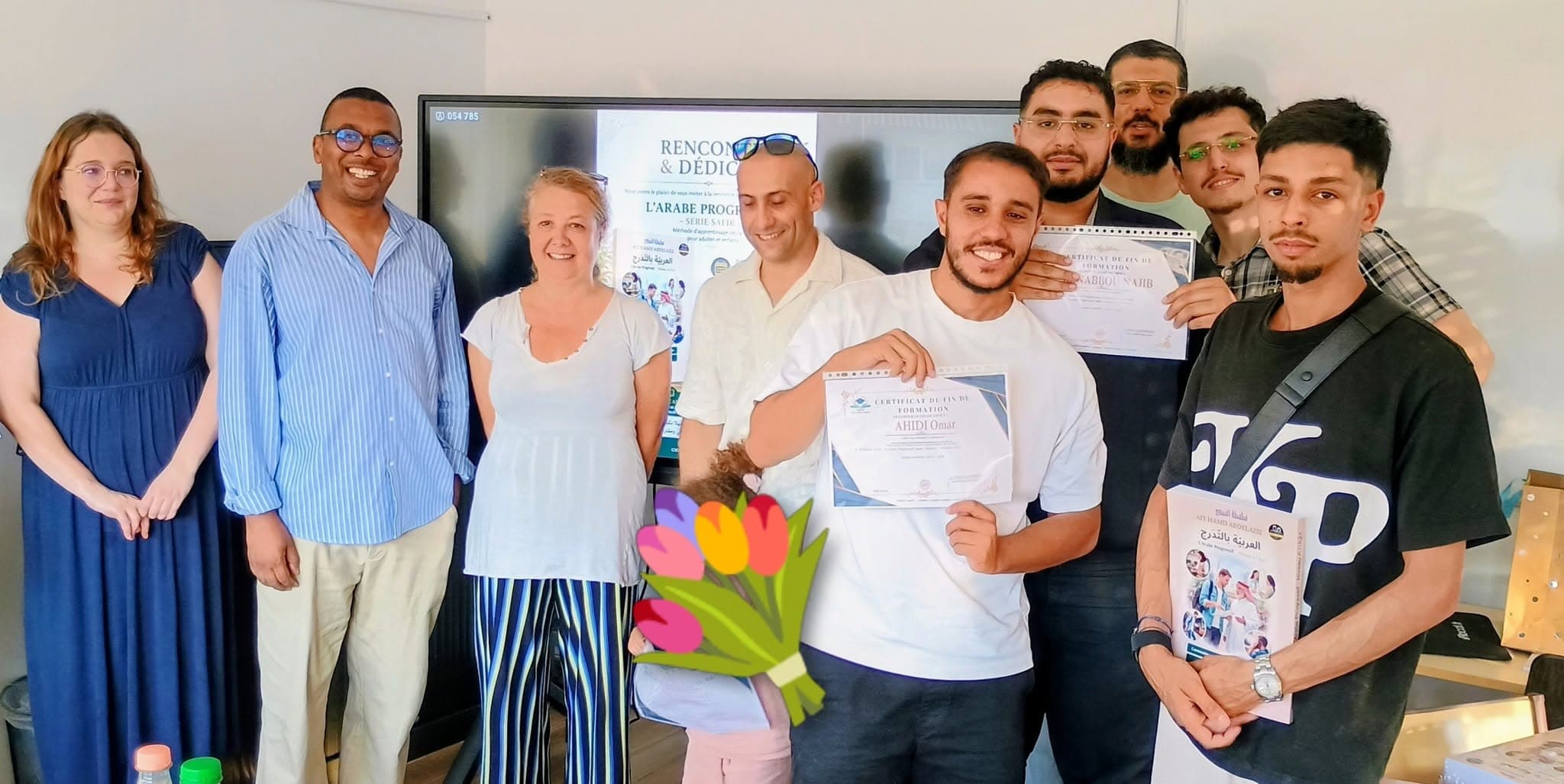 Fête de fin d’année du groupe FLE à Assafir Institut Toulouse
